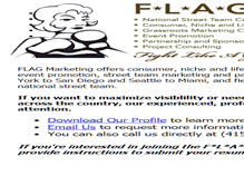 Tablet Screenshot of flagmarketing.com